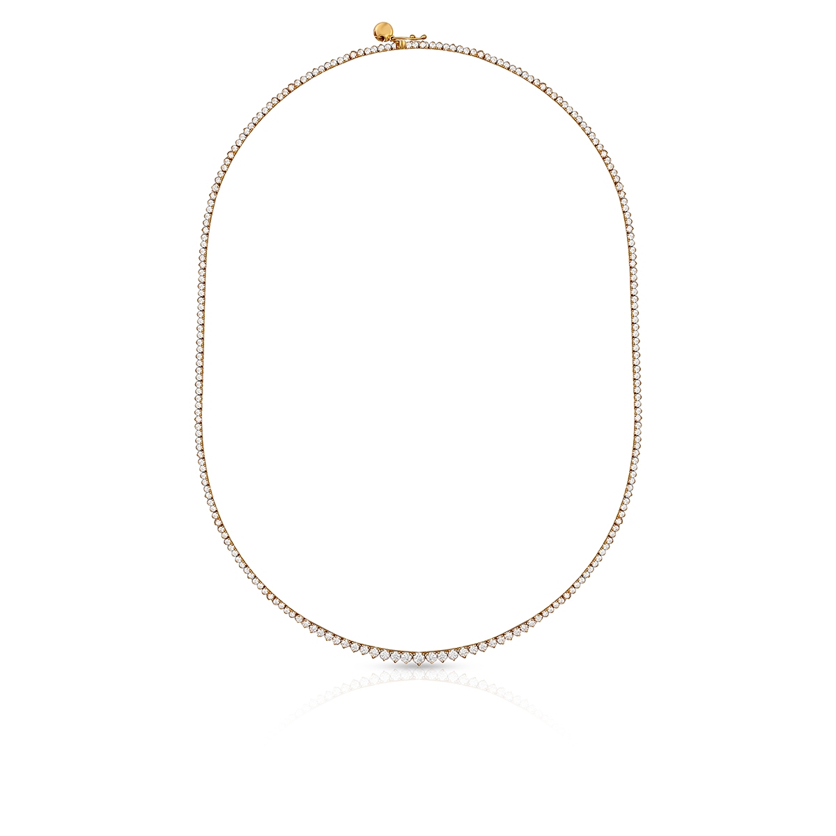 W.KRUK Naszyjnik złoty z brylantami