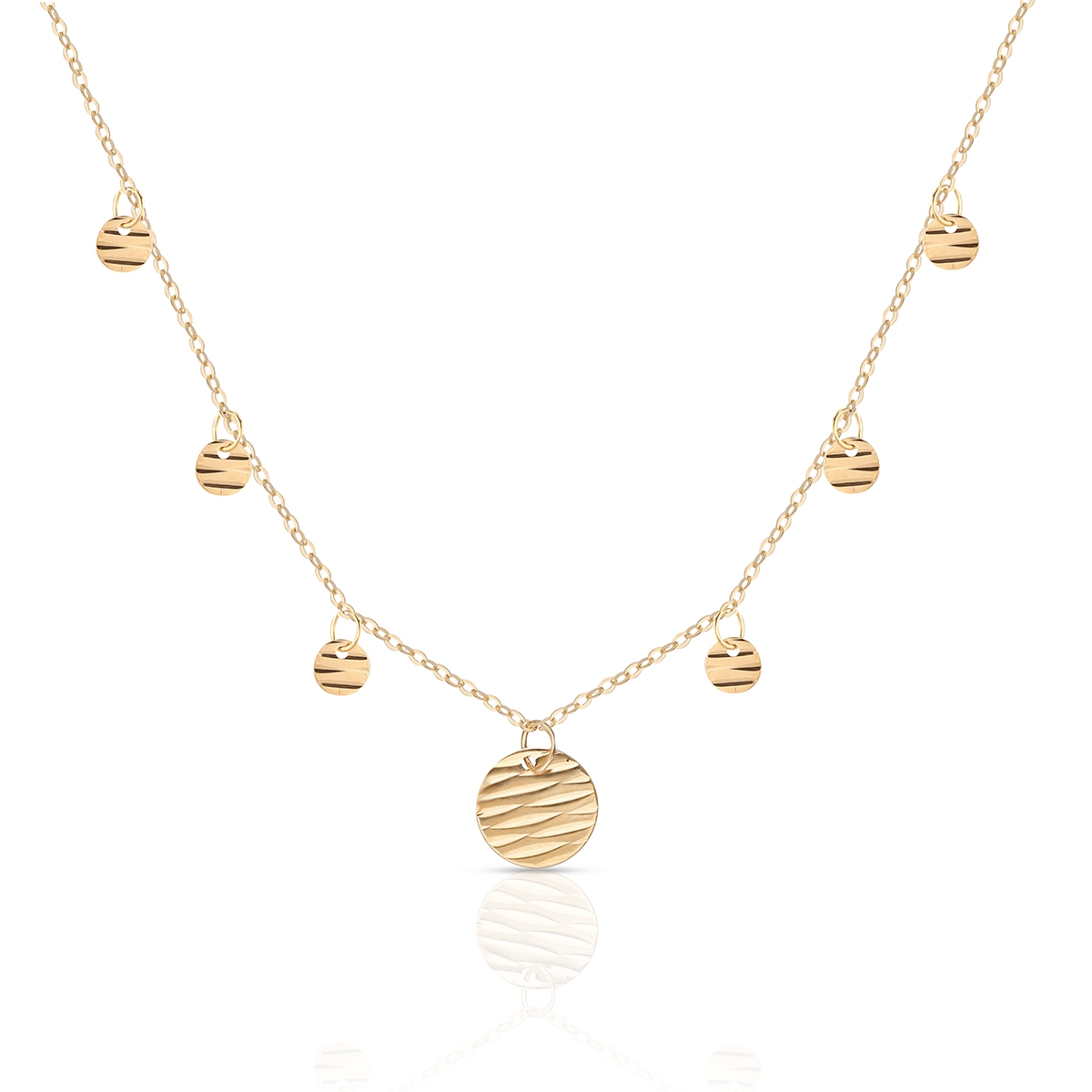 W.KRUK Naszyjnik złoty celebrytka