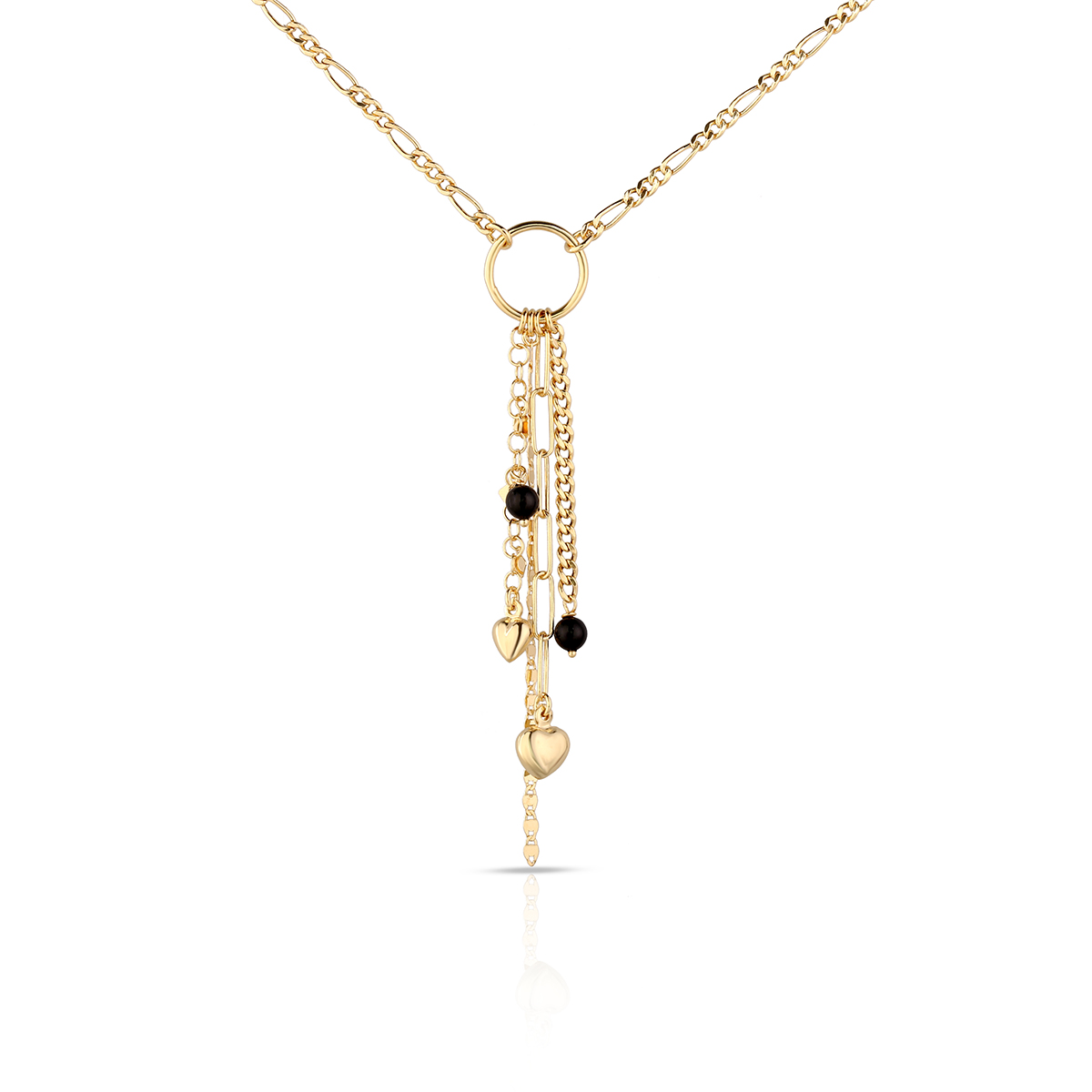 W.KRUK - Naszyjnik srebrny pozłacany ATELIER