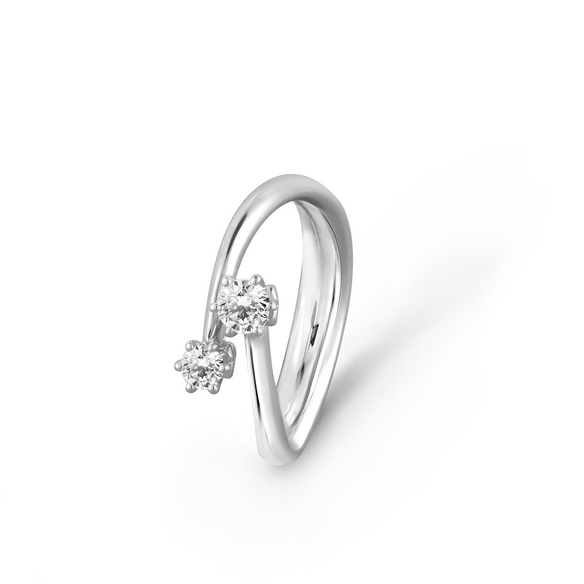 W.KRUK Pierścionek złoty Recarlo