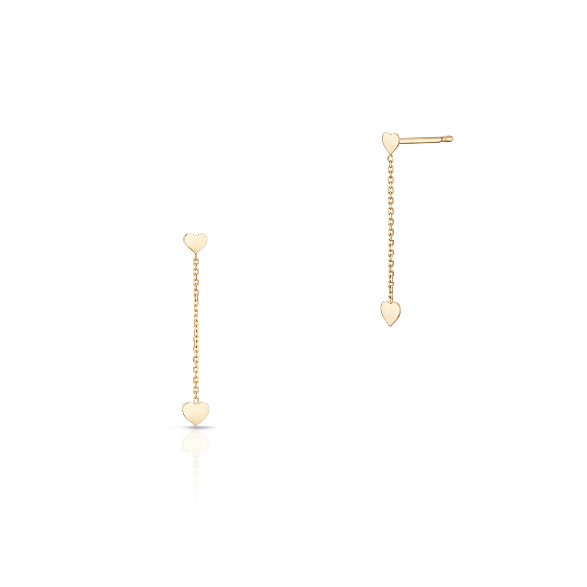 W.KRUK Kolczyki złote Czułość