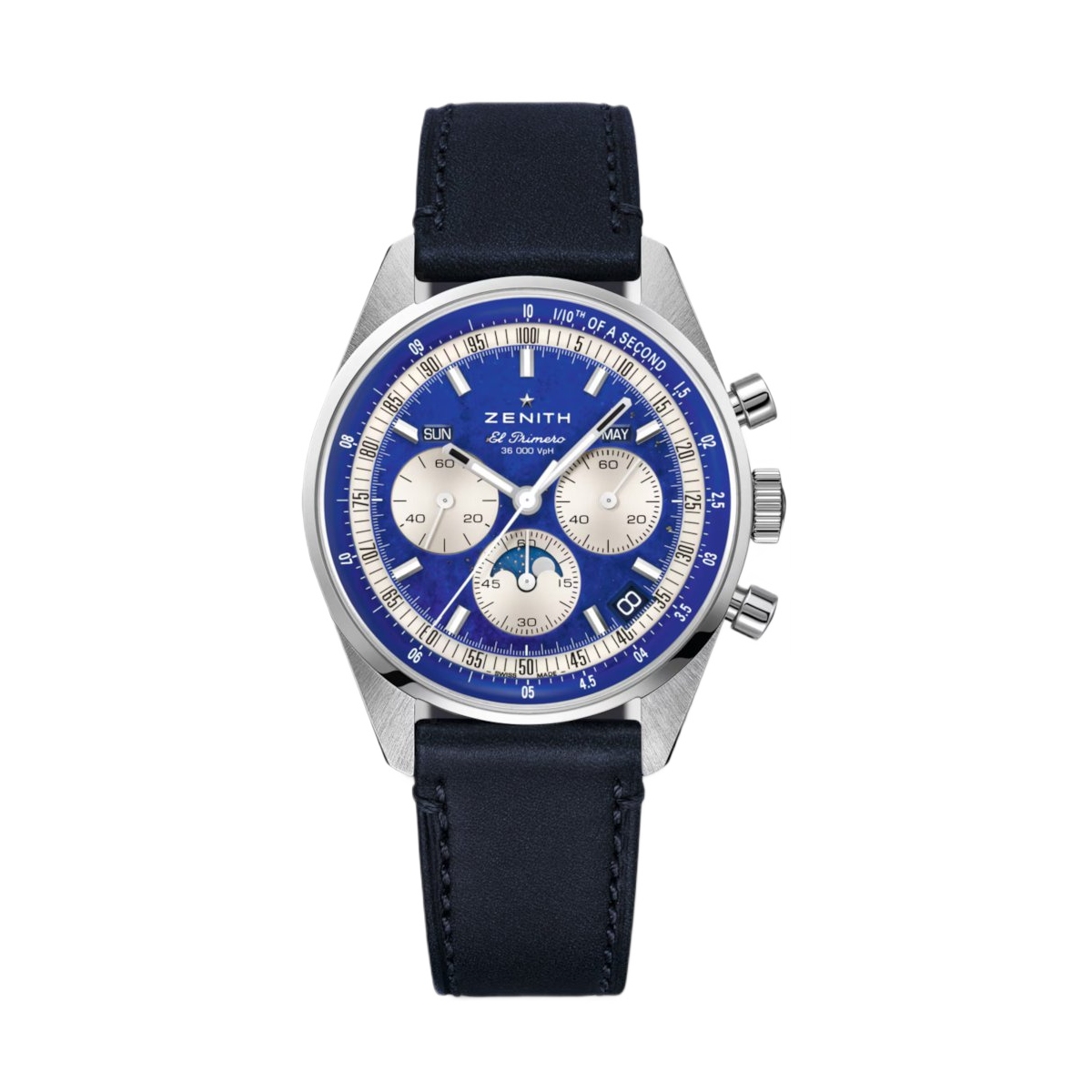 W.KRUK ZEGAREK ZENITH CHRONOMASTER ORIGINAL LAPIS LAZULI