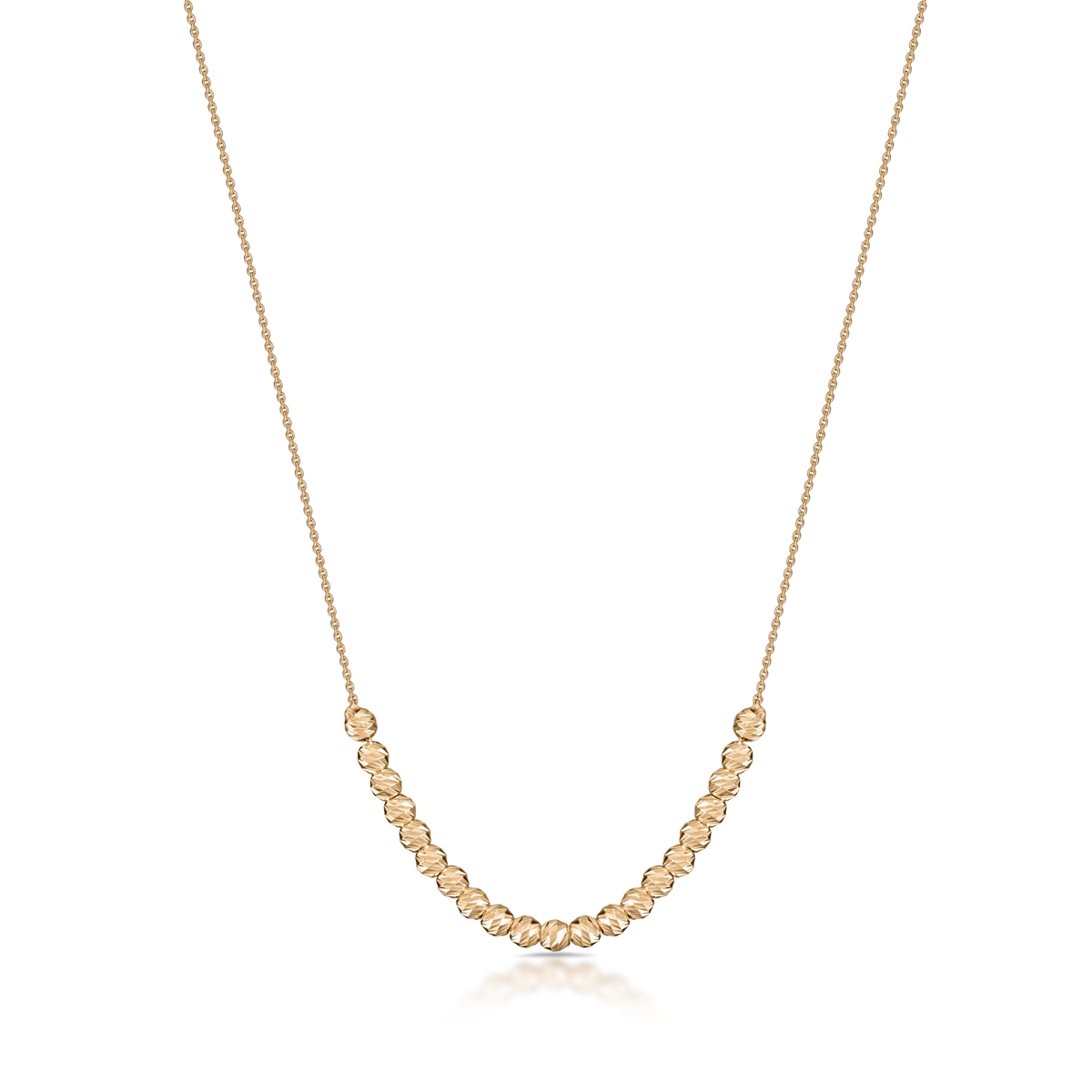 W.KRUK Naszyjnik złoty z kulkami