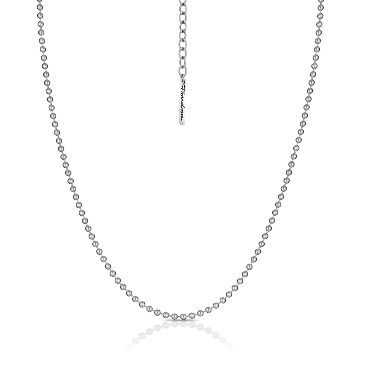 W.KRUK Łańcuszek srebrny kulka Freedom