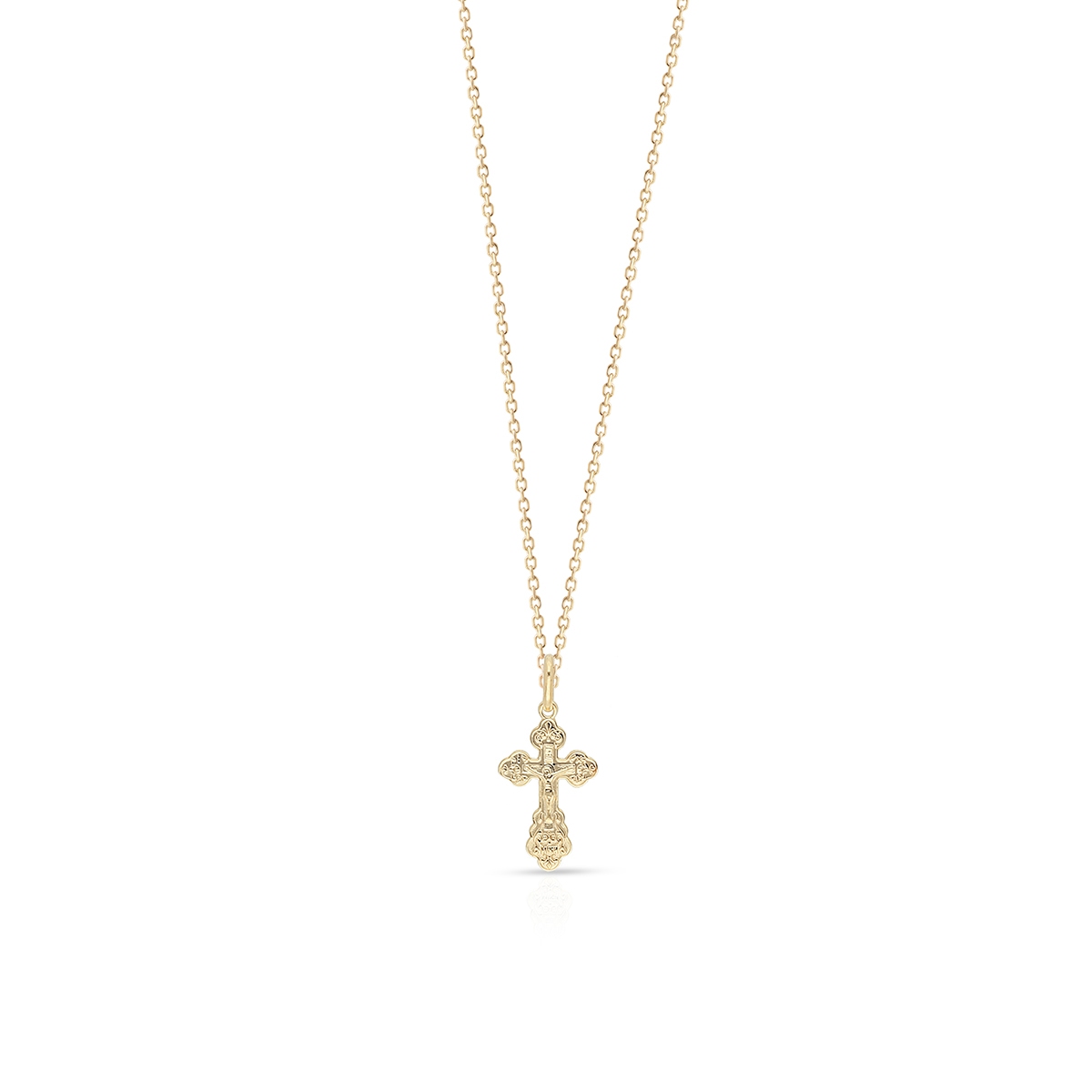W.KRUK Wisiorek złoty krzyżyk