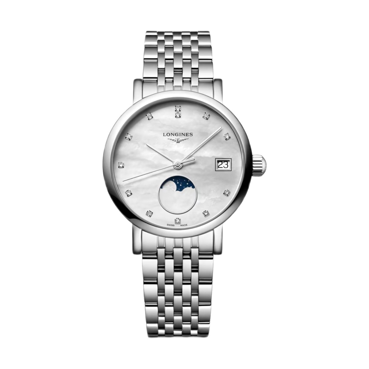 W.KRUK LONGINES ELEGANT COLLECTION MOONPHASE