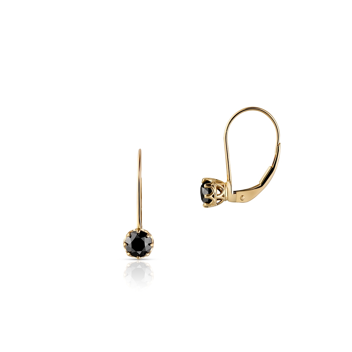 W.KRUK Kolczyki złote Tajemniczy