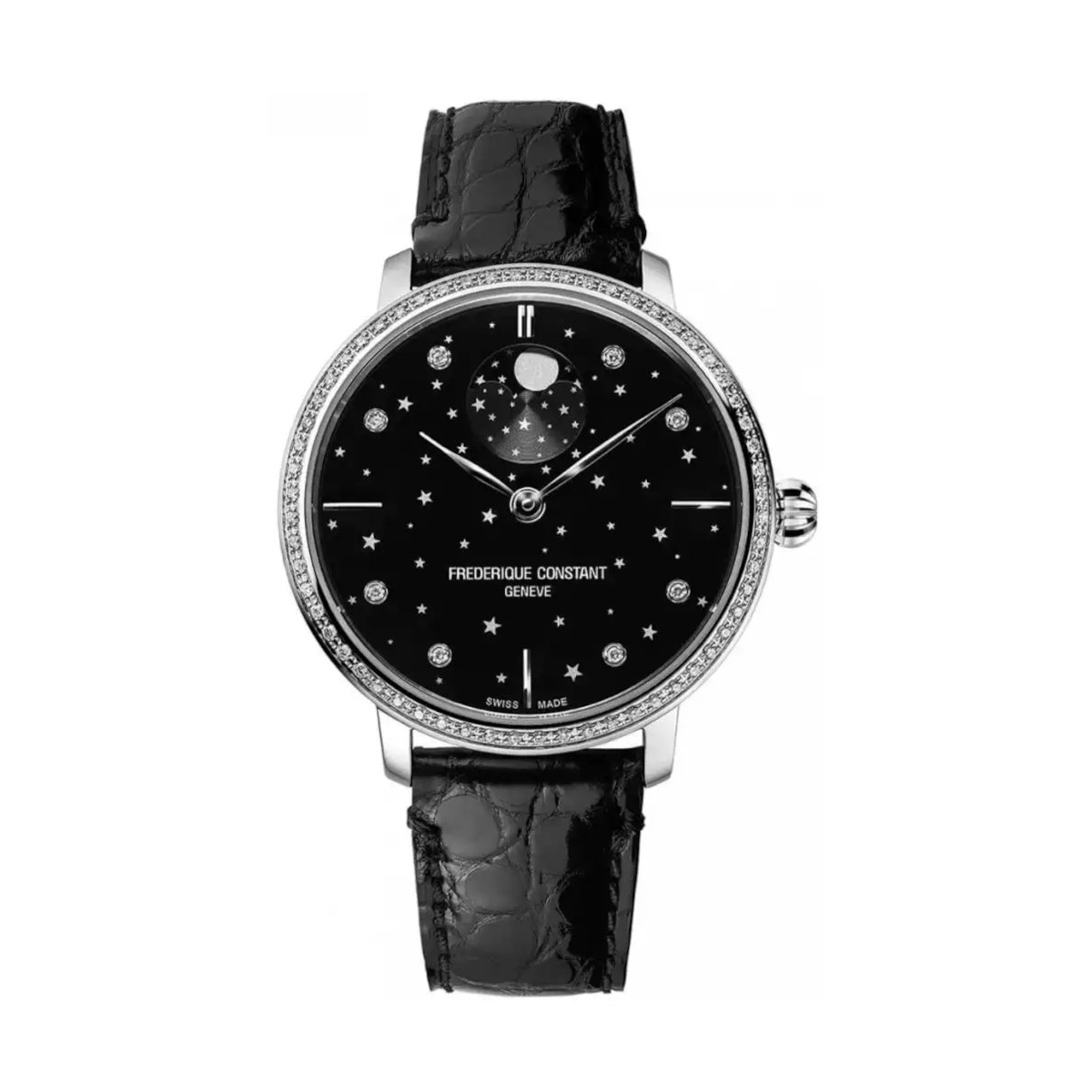 W.KRUK ZEGAREK FREDERIQUE CONSTANT MANUFACTURE SLIMLINE MOONPHASE STARS