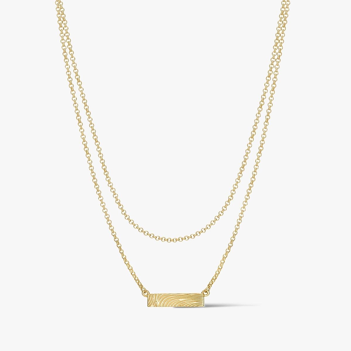 W.KRUK Naszyjnik srebrny Mea