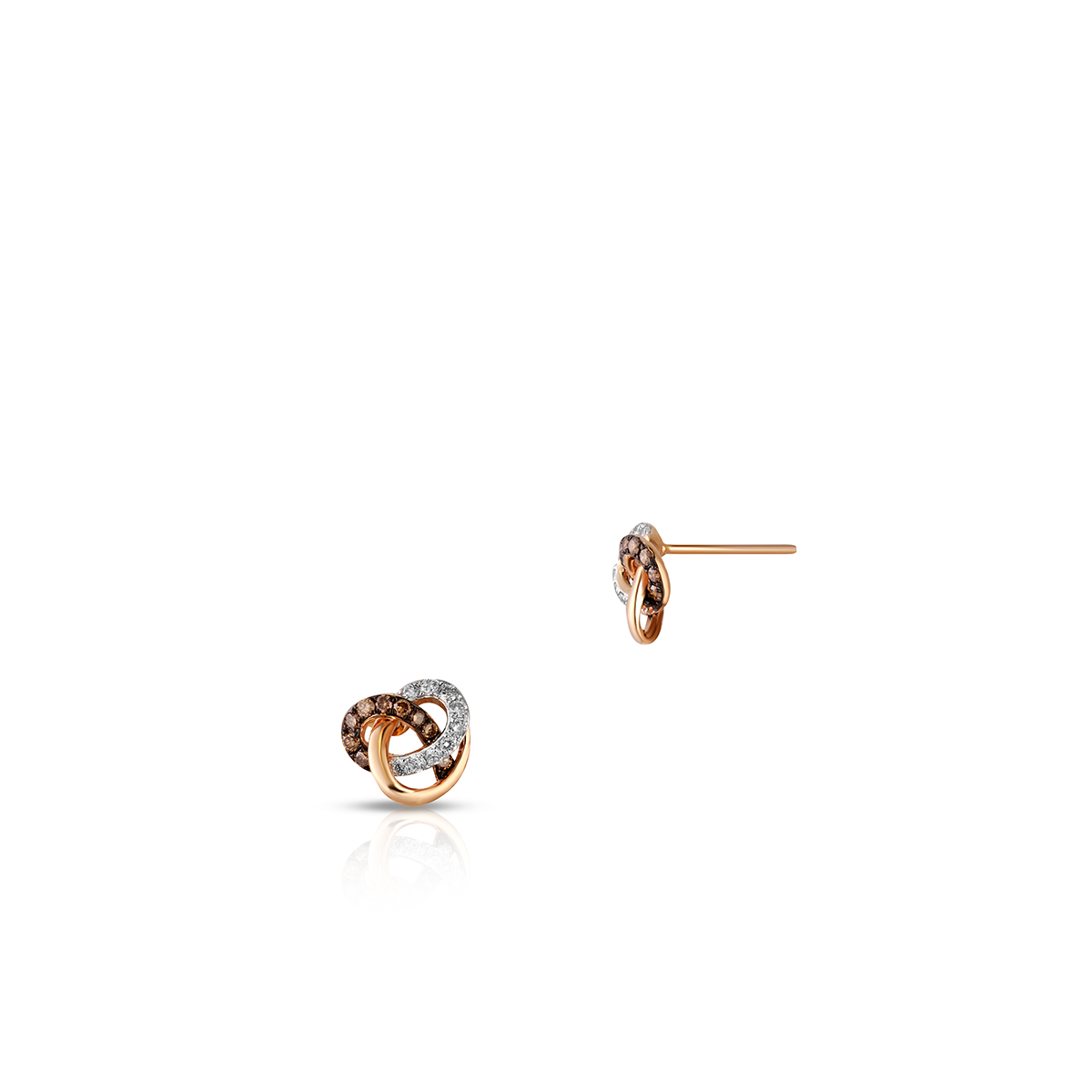 W.KRUK - Kolczyki złote z brylantami