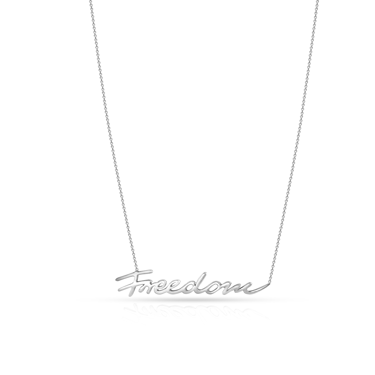 W.KRUK Naszyjnik srebrny Freedom