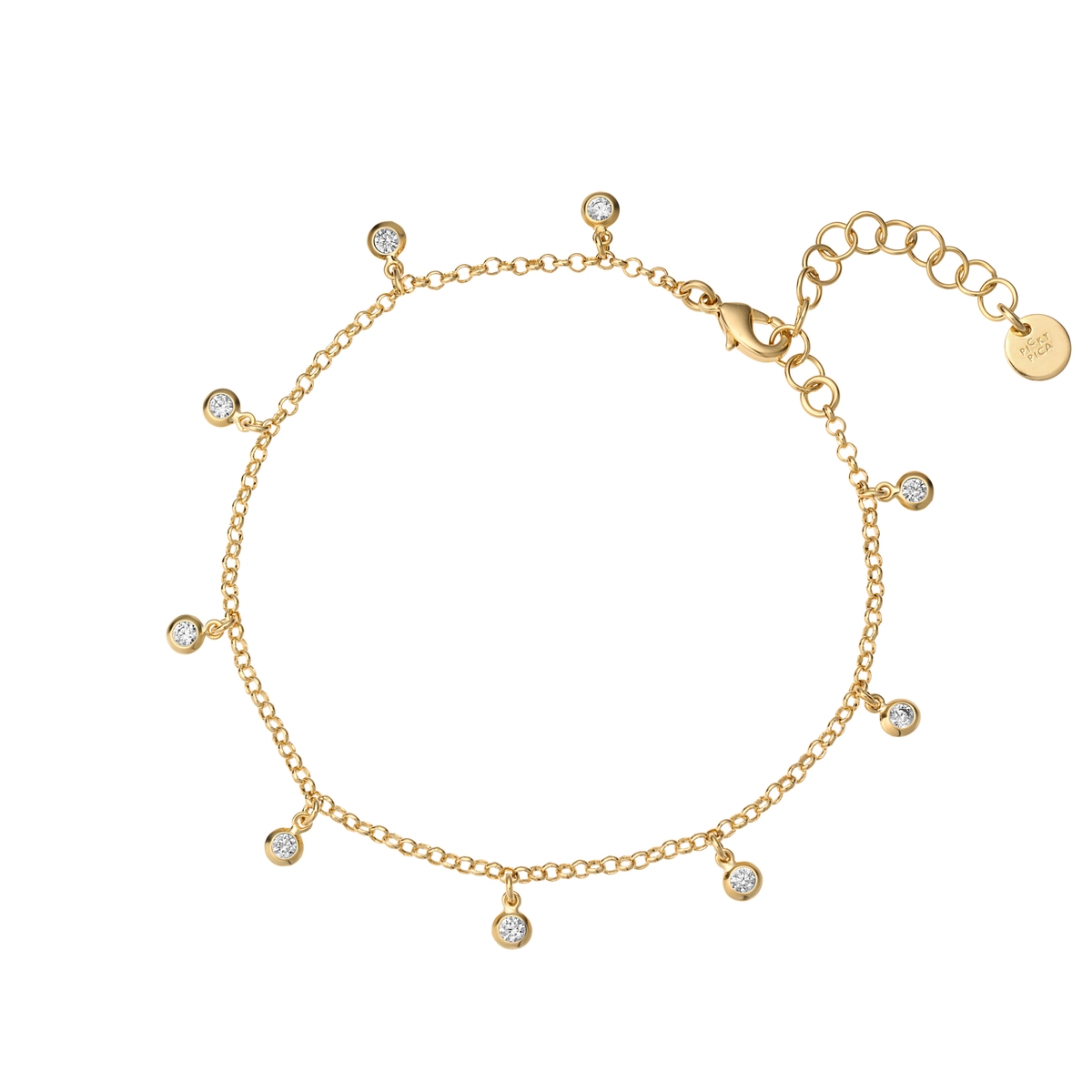 W.KRUK Bransoleta na nogę z zawieszkami Picky Pica Aloha