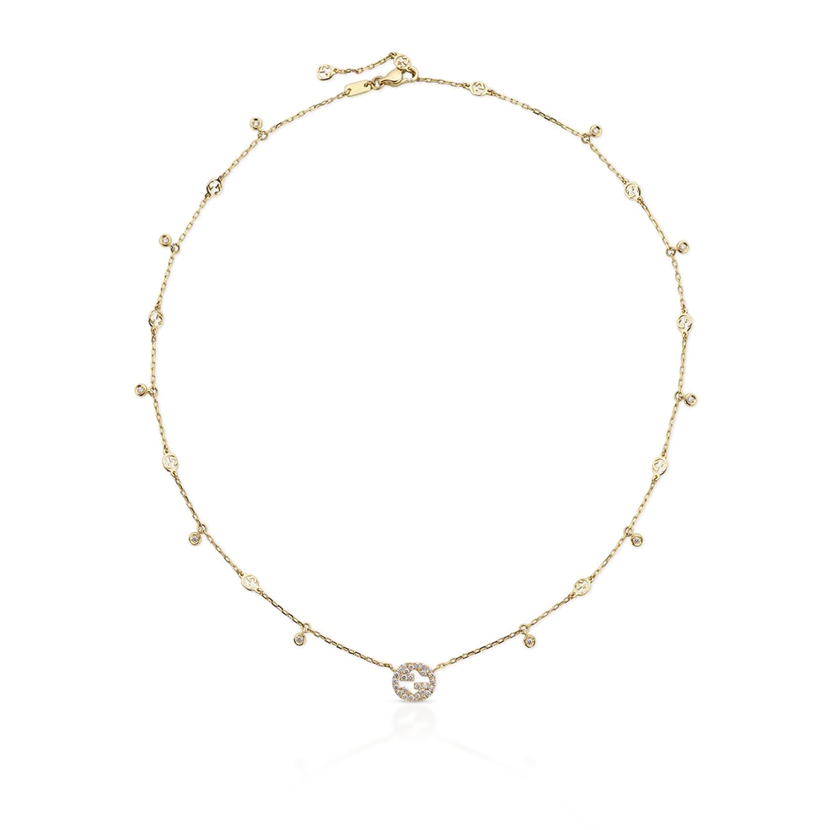 W.KRUK Naszyjnik złoty GUCCI