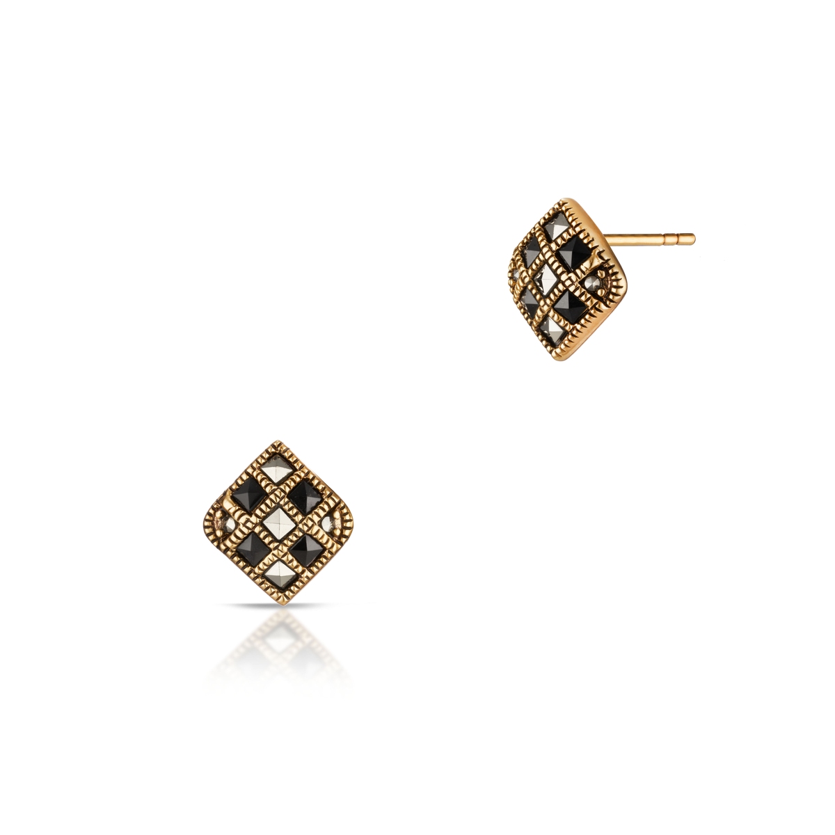 W.KRUK Kolczyki srebrne Royal