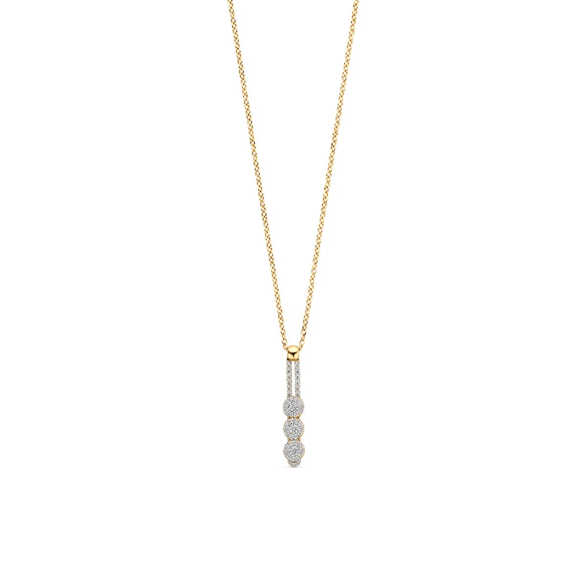 W.KRUK Naszyjnik złoty Hulchi Belluni