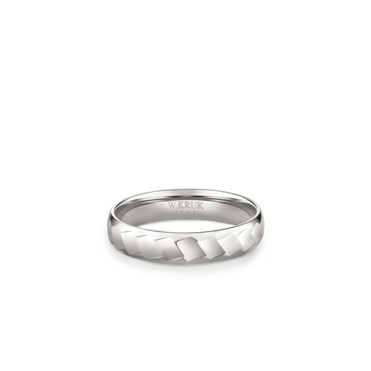 W.KRUK Obrączka złota SHINY