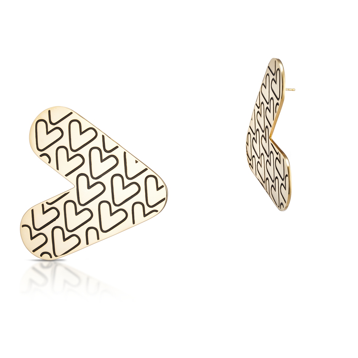 W.KRUK Kolczyki srebrne Longplay