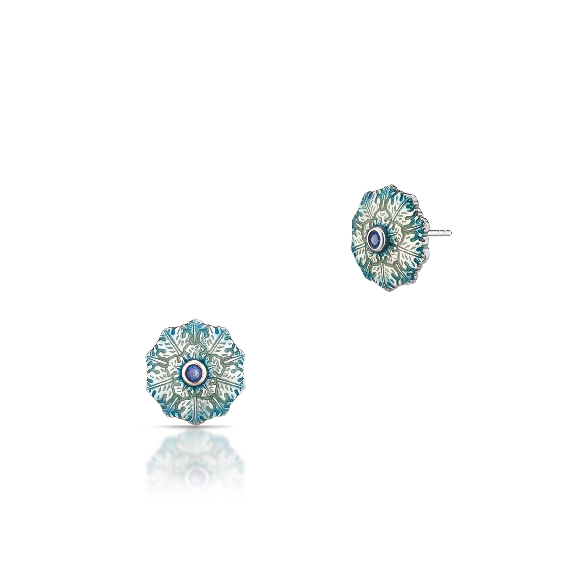 W.KRUK Kolczyki srebrne Baśniowe