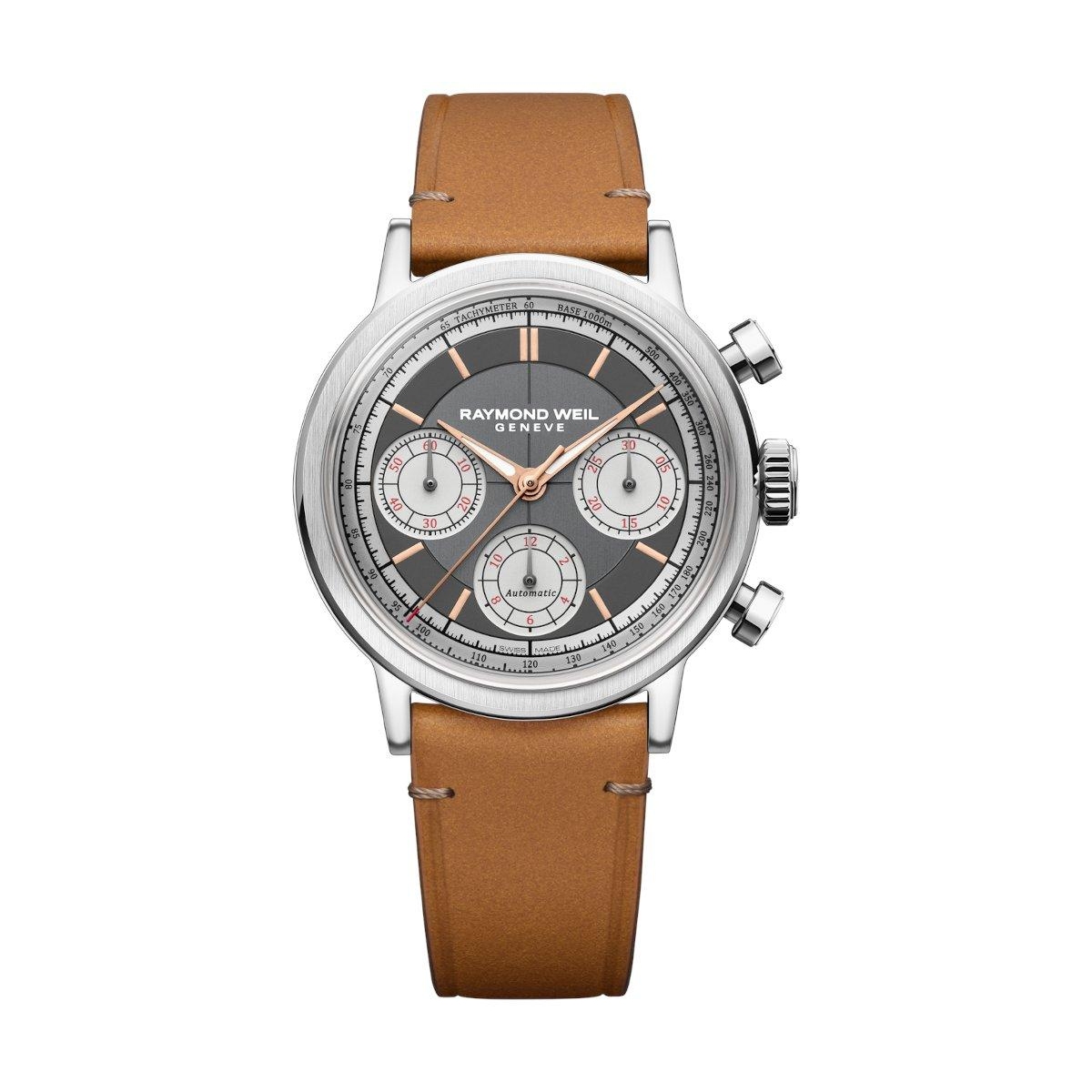 W.KRUK ZEGAREK RAYMOND WEIL MILLESIME TRI-COMPAX CHRONOGRAPH