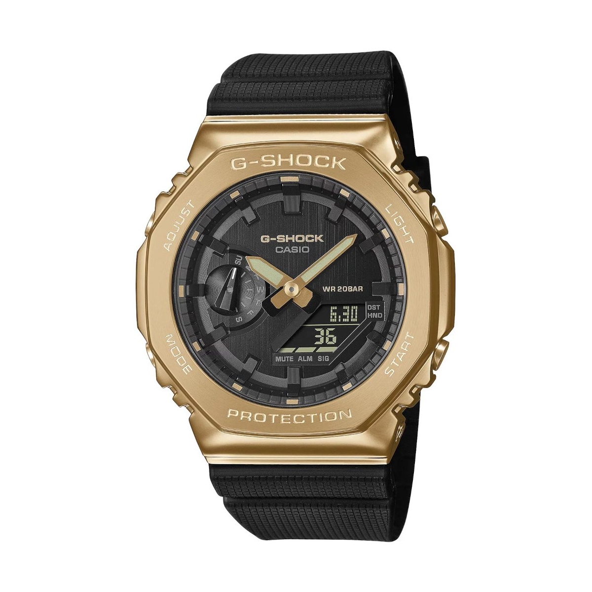 W.KRUK ZEGAREK G-SHOCK CasiOak Gold Metal Covered Series