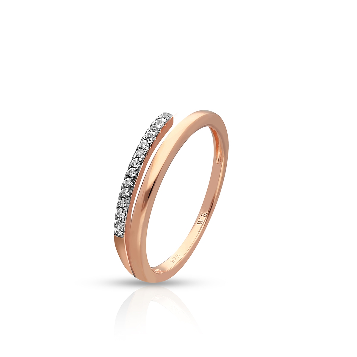 W.KRUK Pierścionek srebrny Polaris