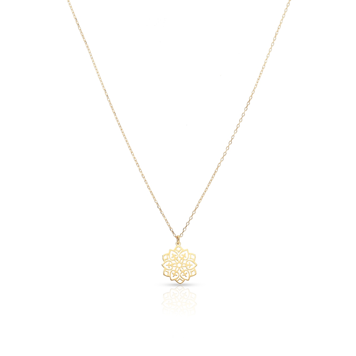 W.KRUK Naszyjnik srebrny pozłacany