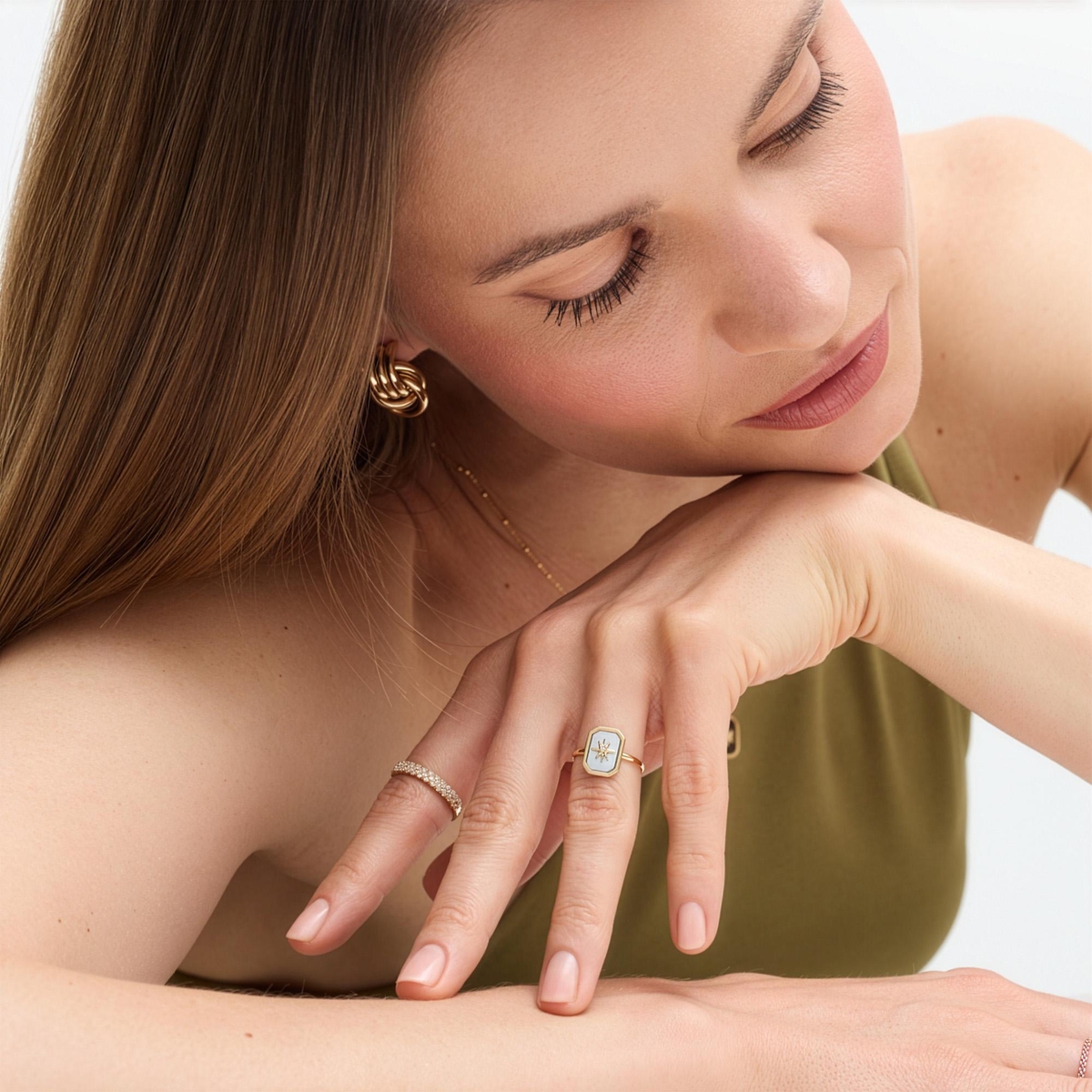 W.KRUK Pierścionek złoty Alchemia