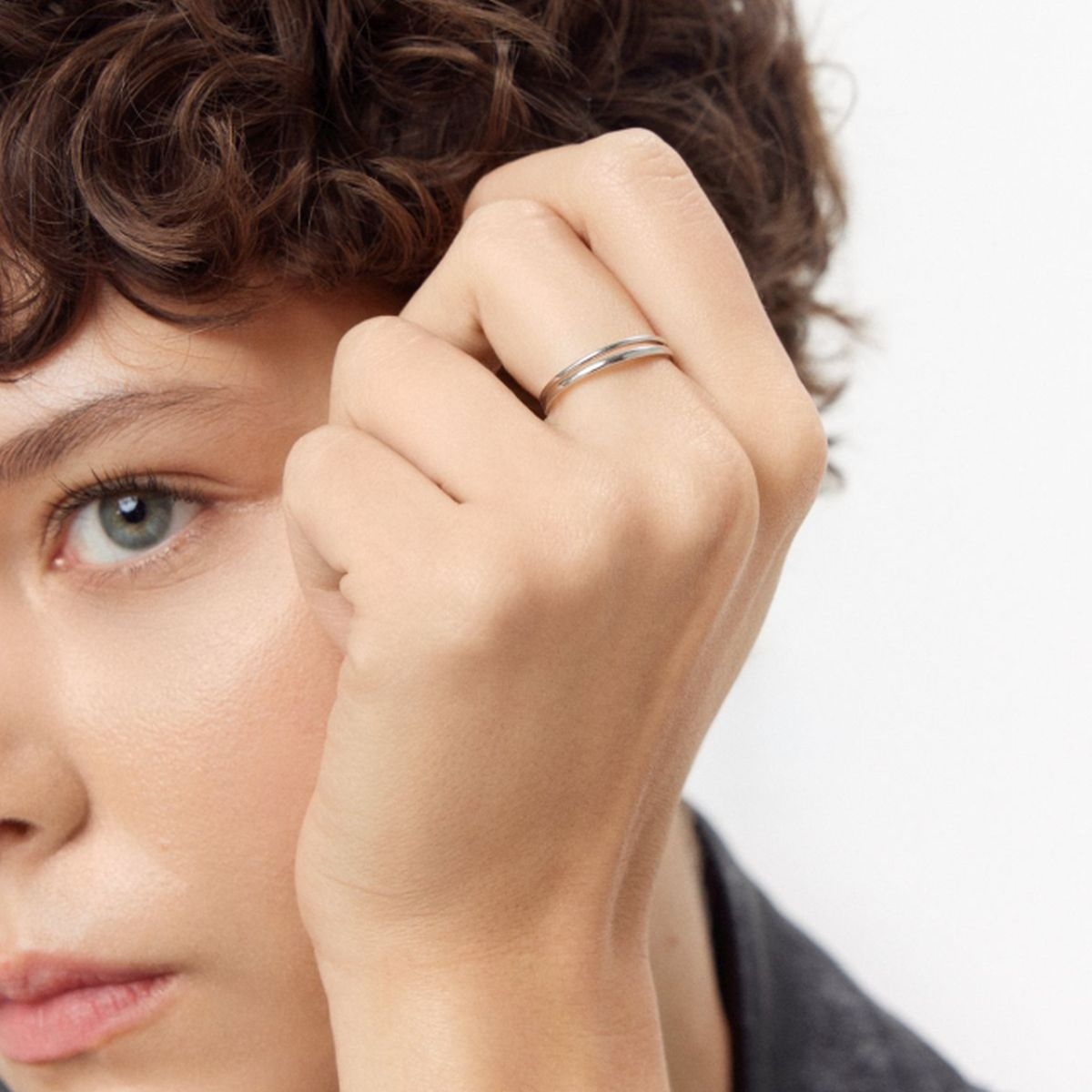 W.KRUK Pierścionek srebrny klasyczny