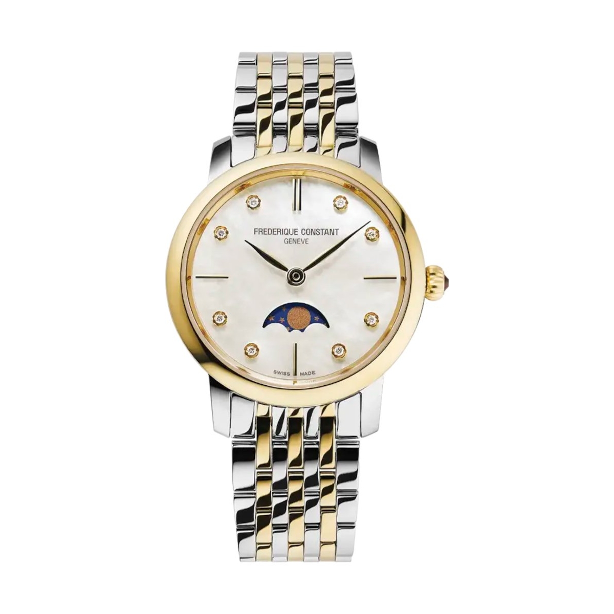 W.KRUK ZEGAREK FREDERIQUE CONSTANT CLASSICS SLIMLINE LADIES MOONPHASE