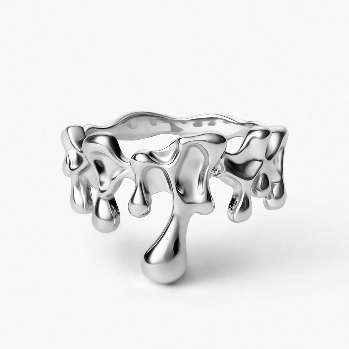 W.KRUK Pierścionek srebrny Modern