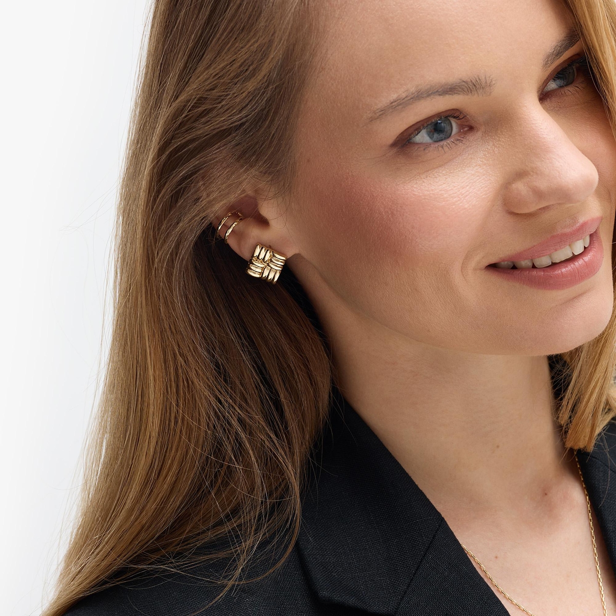 W.KRUK Kolczyki złote