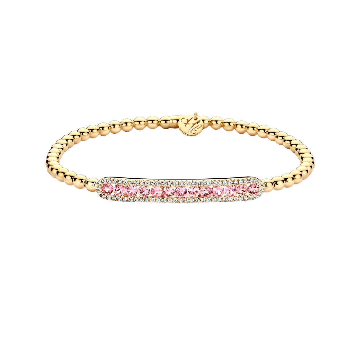 W.KRUK Bransoleta złota Hulchi Belluni