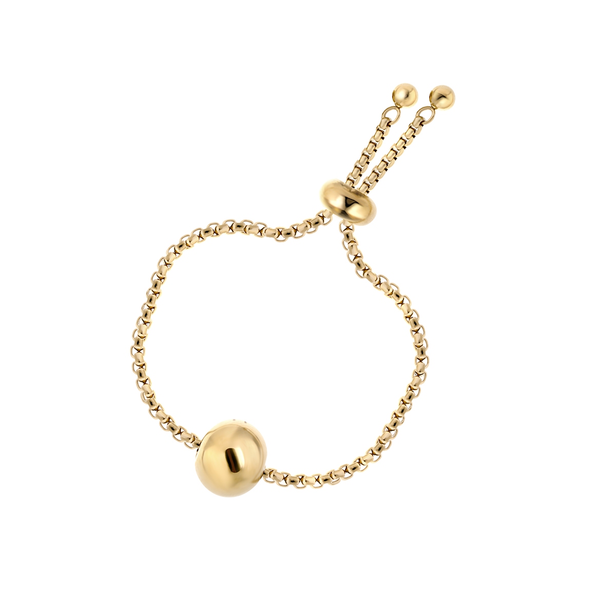 W.KRUK Bransoleta pozłacana z kulką Picky Pica