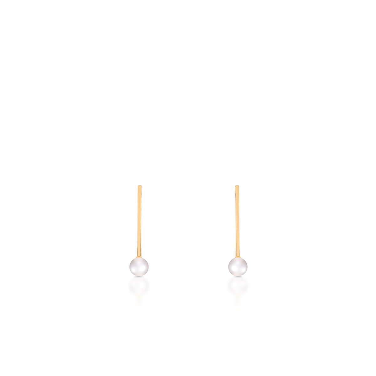 W.KRUK - Kolczyki złote z perłami