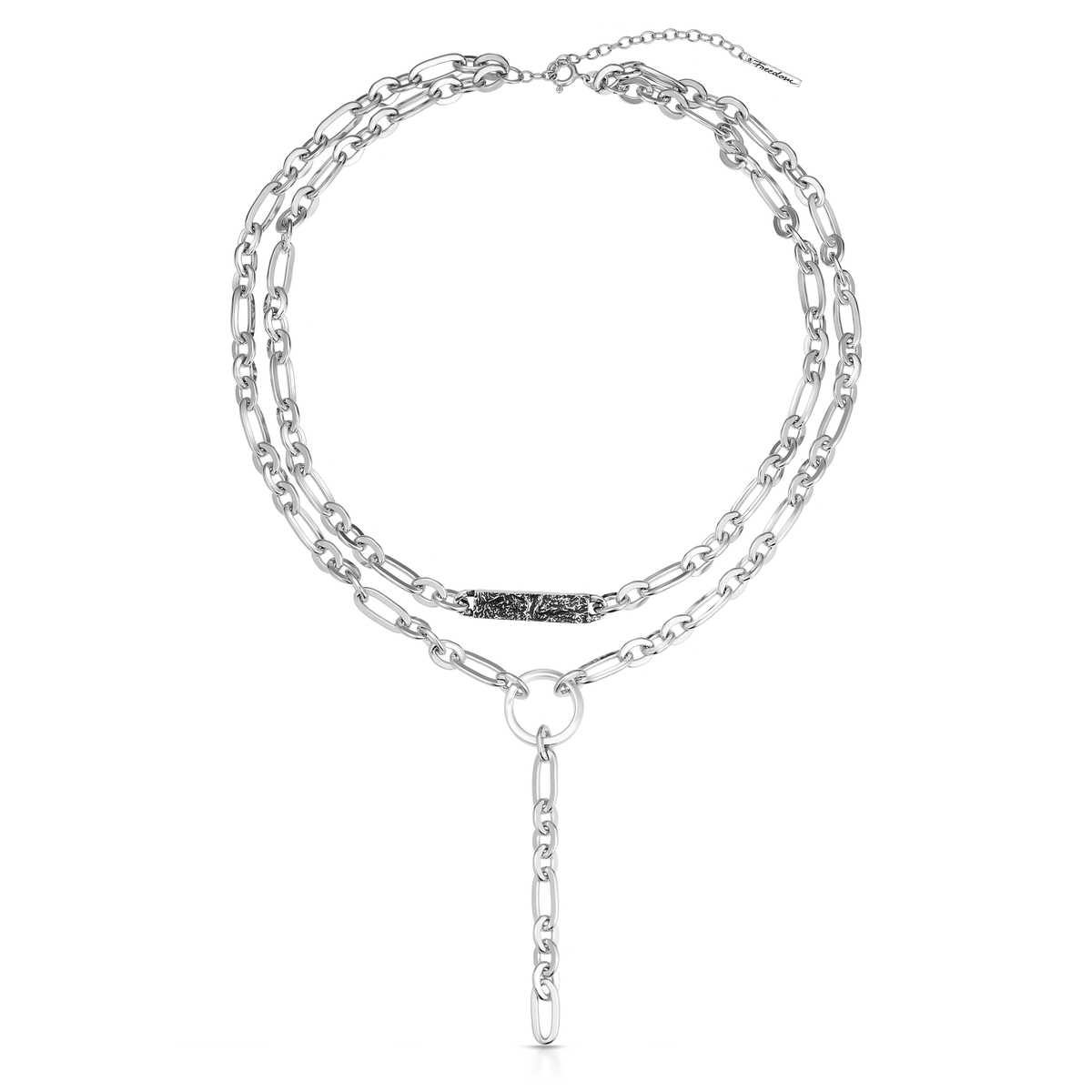 W.KRUK Naszyjnik srebrny FREEDOM ELEMENTS