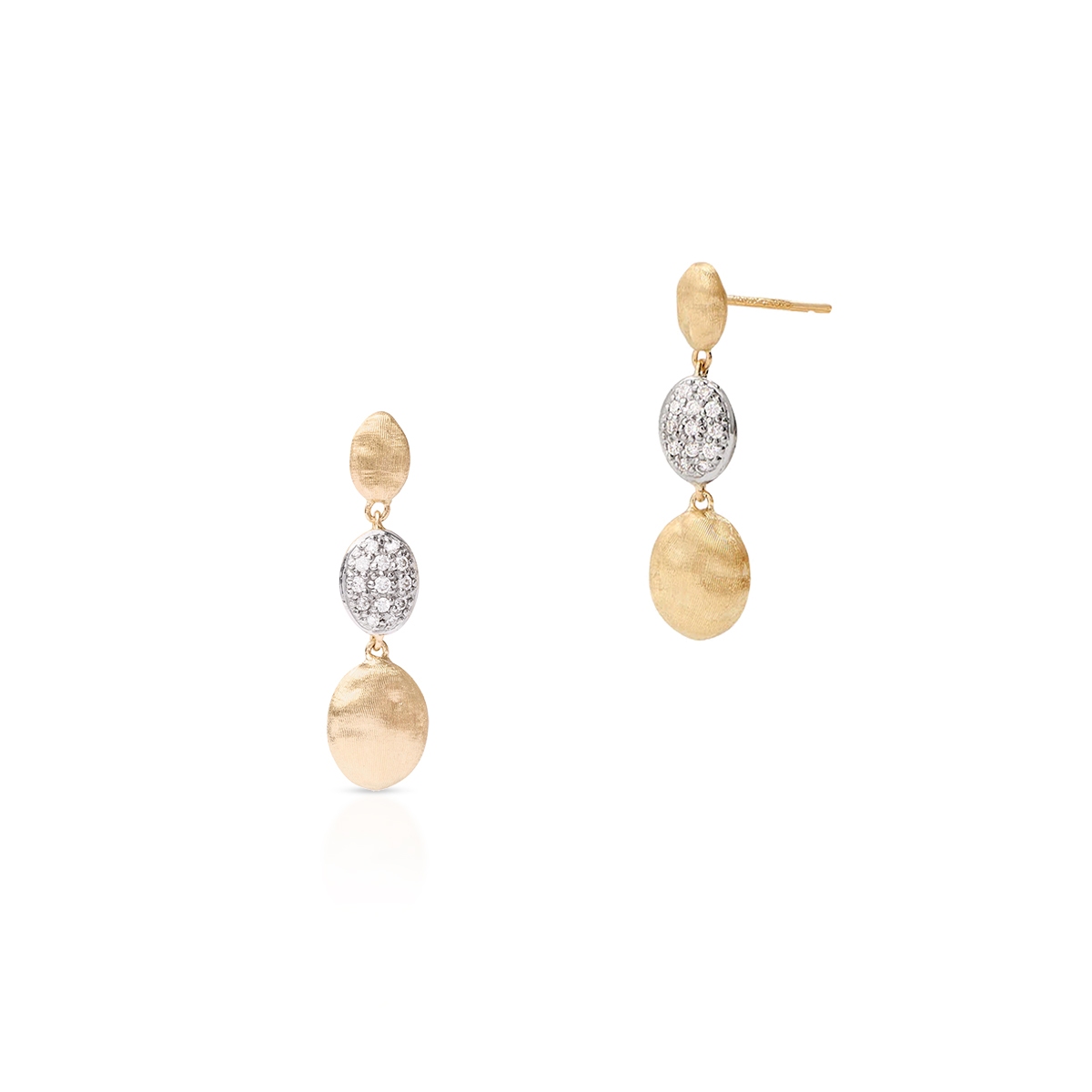 W.KRUK Kolczyki złote z brylantami MARCO BICEGO