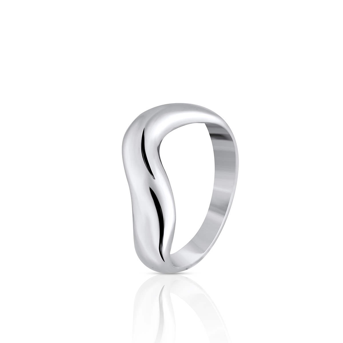 W.KRUK - Pierścionek srebrny basic