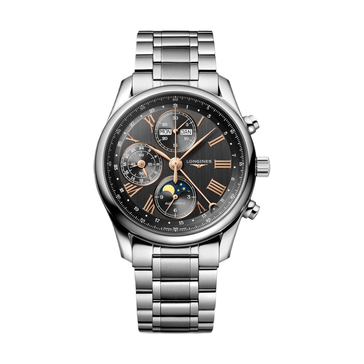 W.KRUK LONGINES MASTER COLLECTION CHRONO MOONPHASE