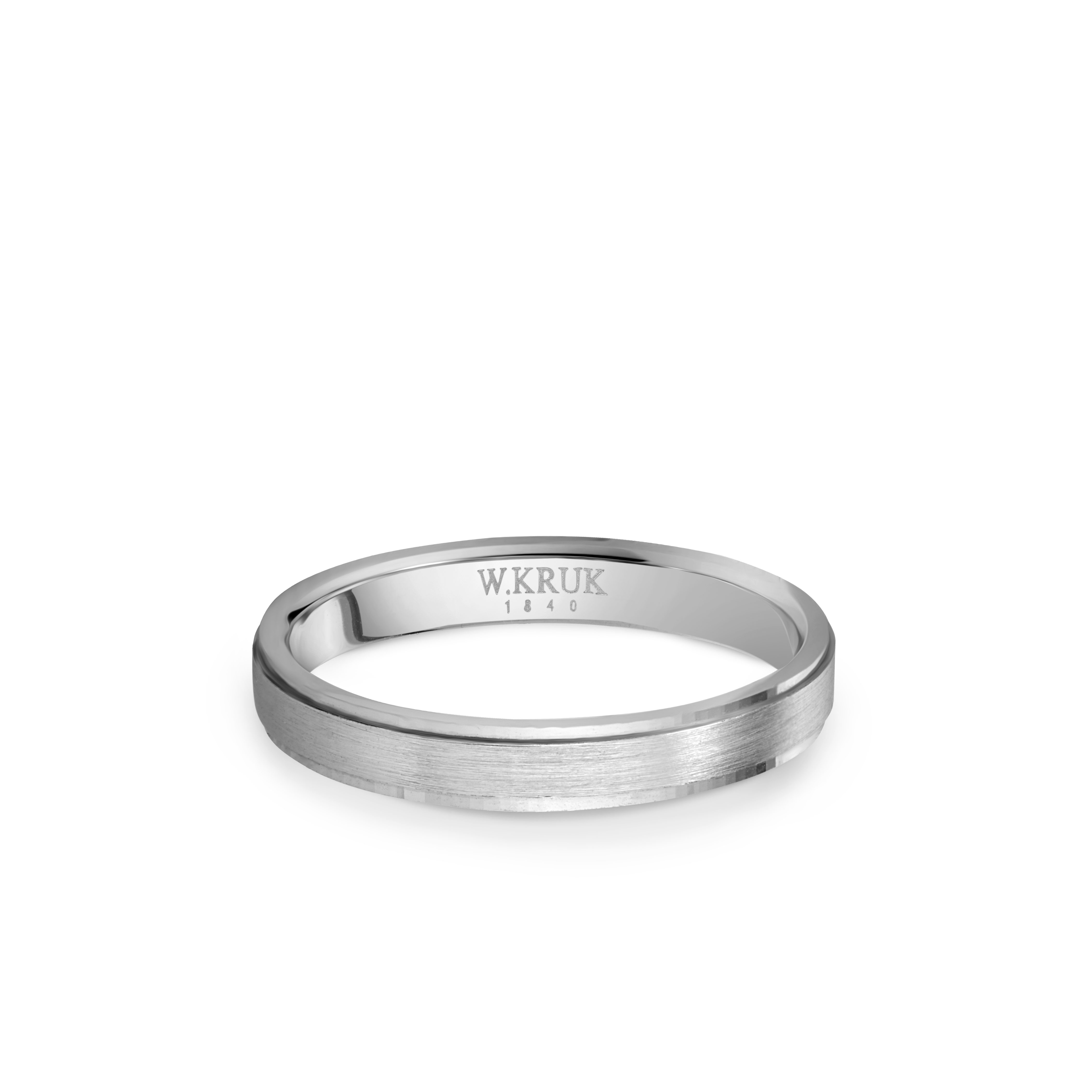 W.KRUK - Obrączka ślubna złota COLPIRO męska