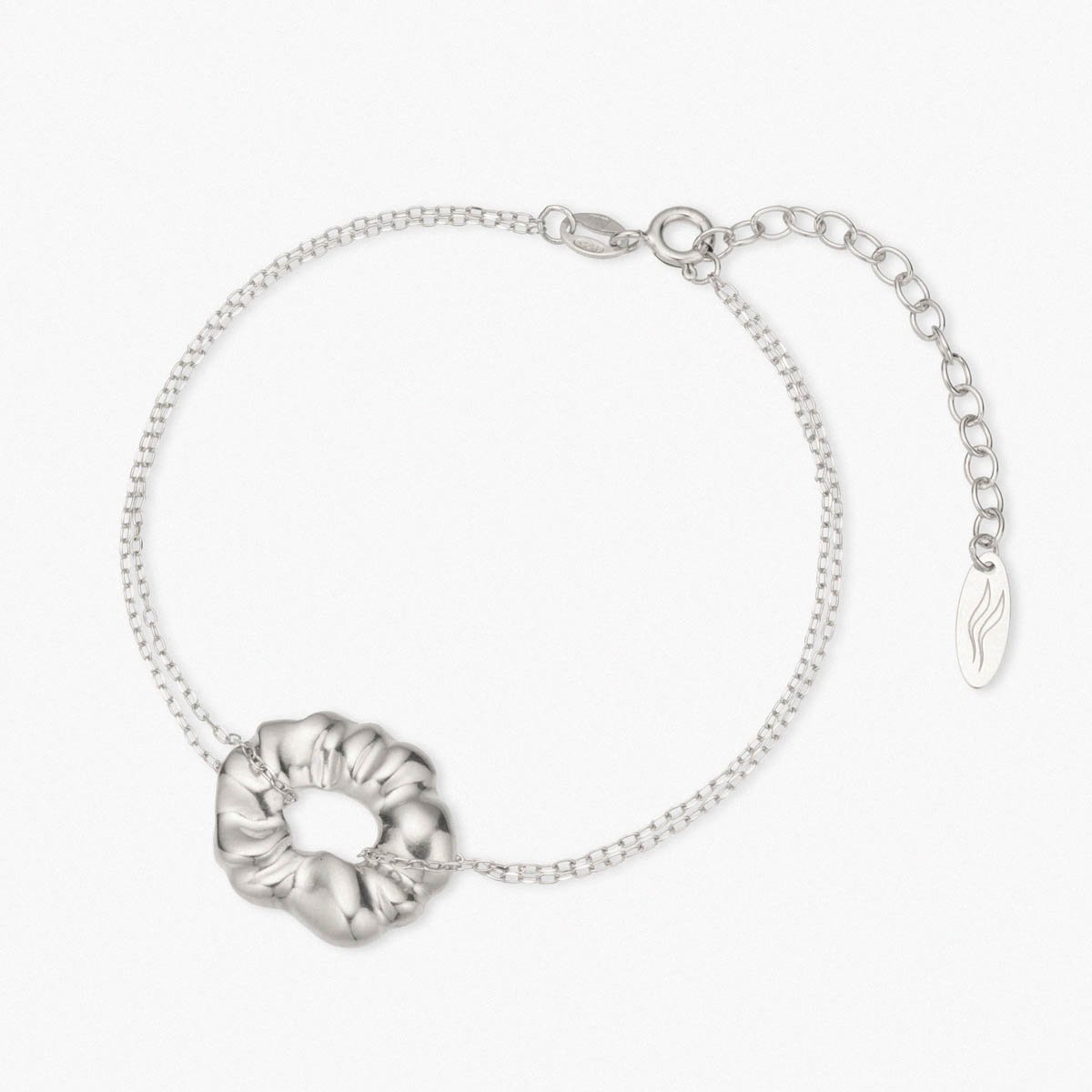 W.KRUK - Bransoletka srebrna Follow