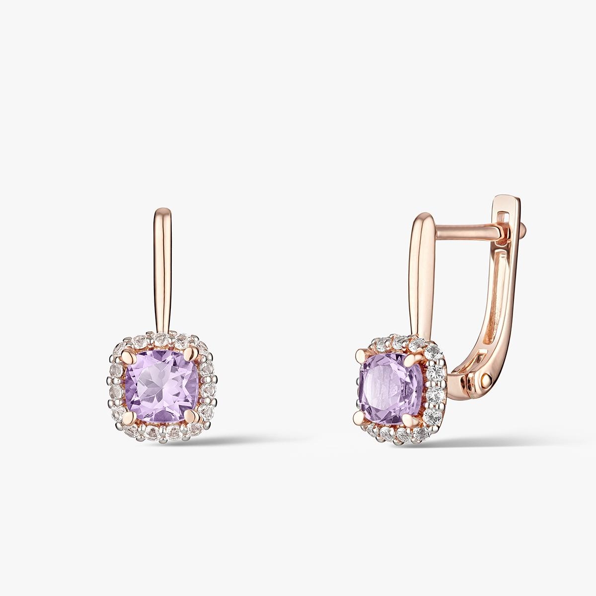 W.KRUK Kolczyki złote Maria Antonina