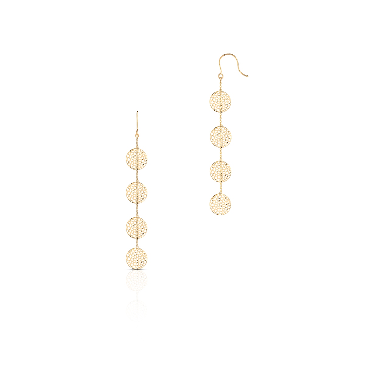 W.KRUK Kolczyki złote