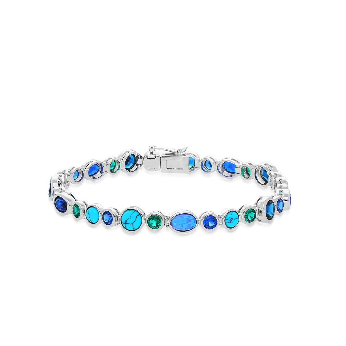 W.KRUK Bransoleta srebrna Laguna