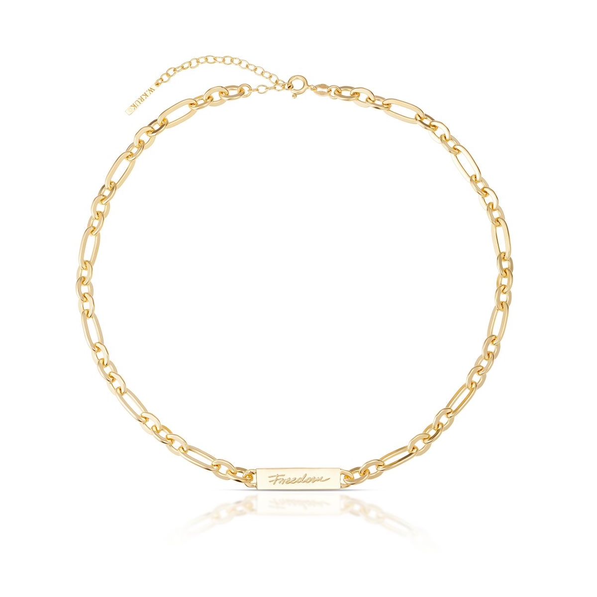 W.KRUK Naszyjnik srebrny FREEDOM ELEMENTS