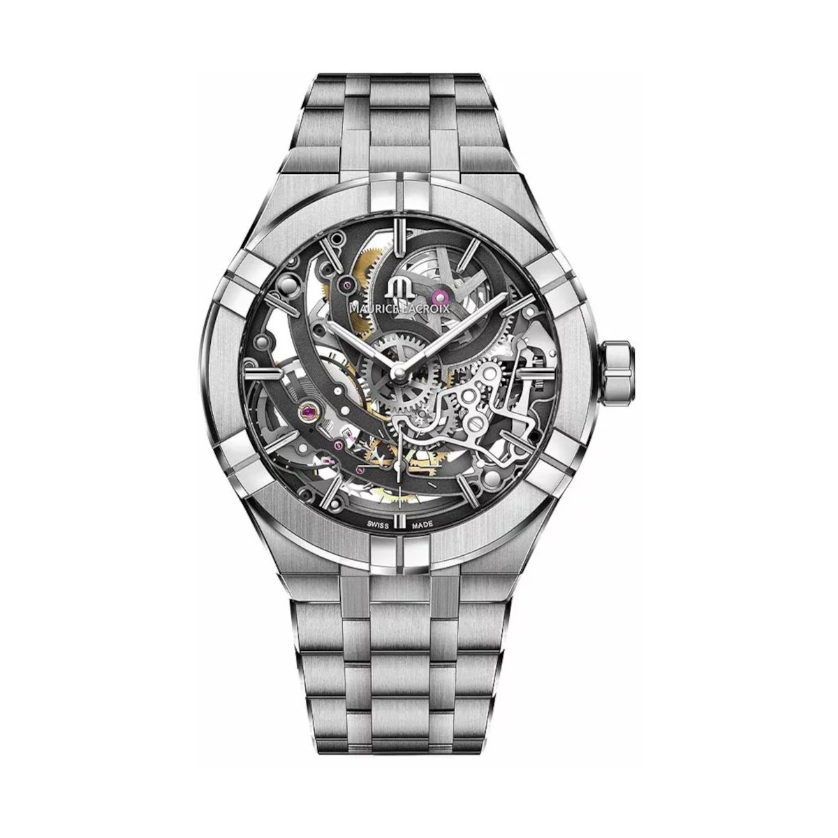 W.KRUK ZEGAREK MAURICE LACROIX AIKON AUTOMATIC SKELETON