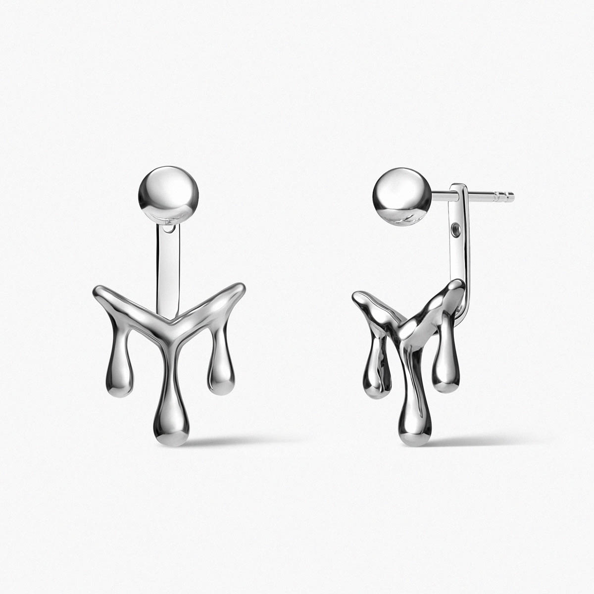 W.KRUK Kolczyki srebrne Modern