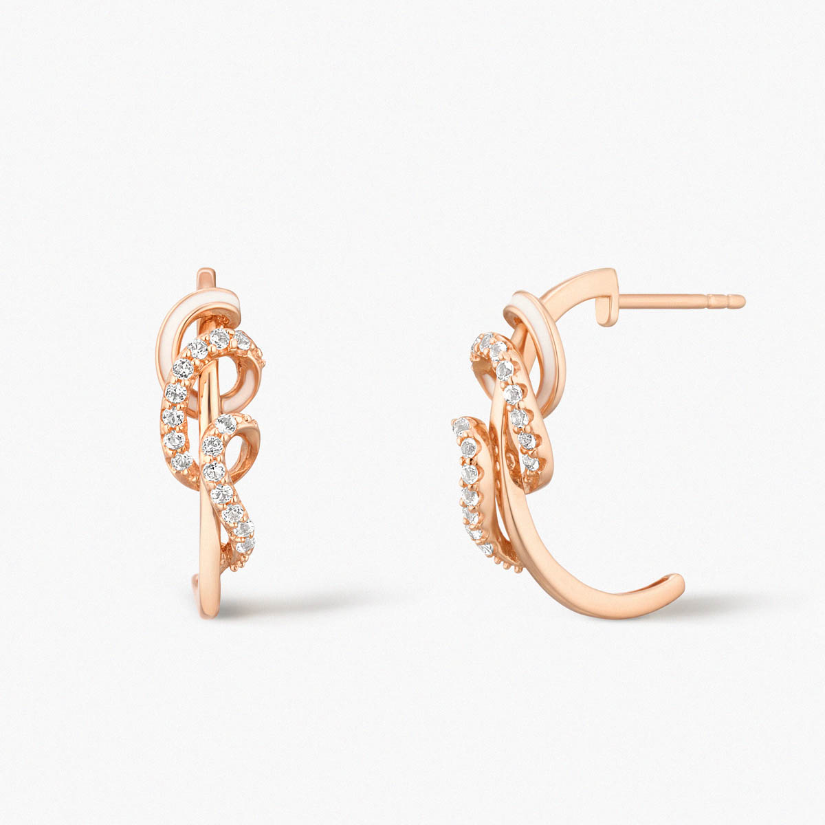 W.KRUK - Kolczyki złote Balerina