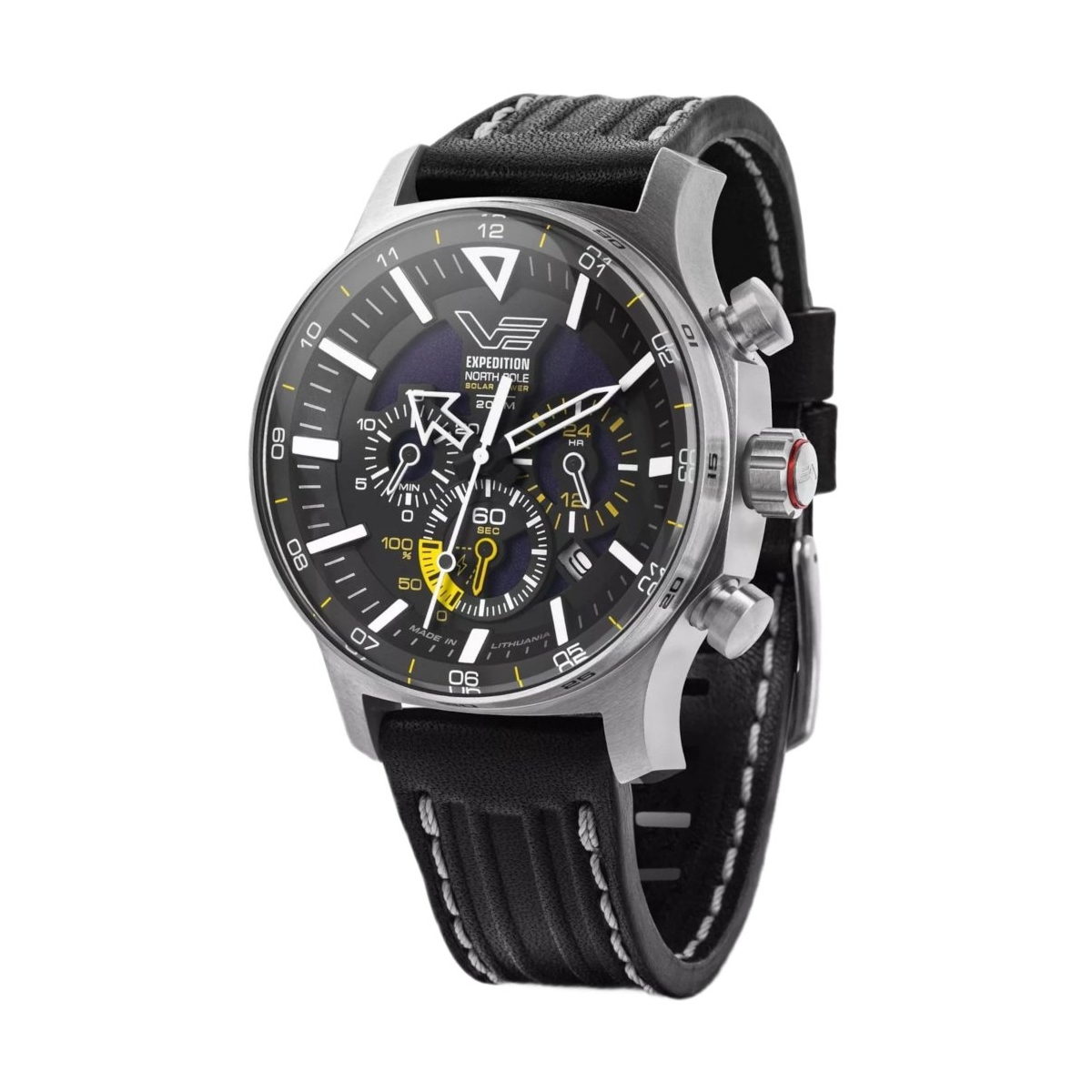 W.KRUK ZEGAREK VOSTOK EUROPE EXPEDITION NORTH POLE 1 POLAR POPPY SOLAR