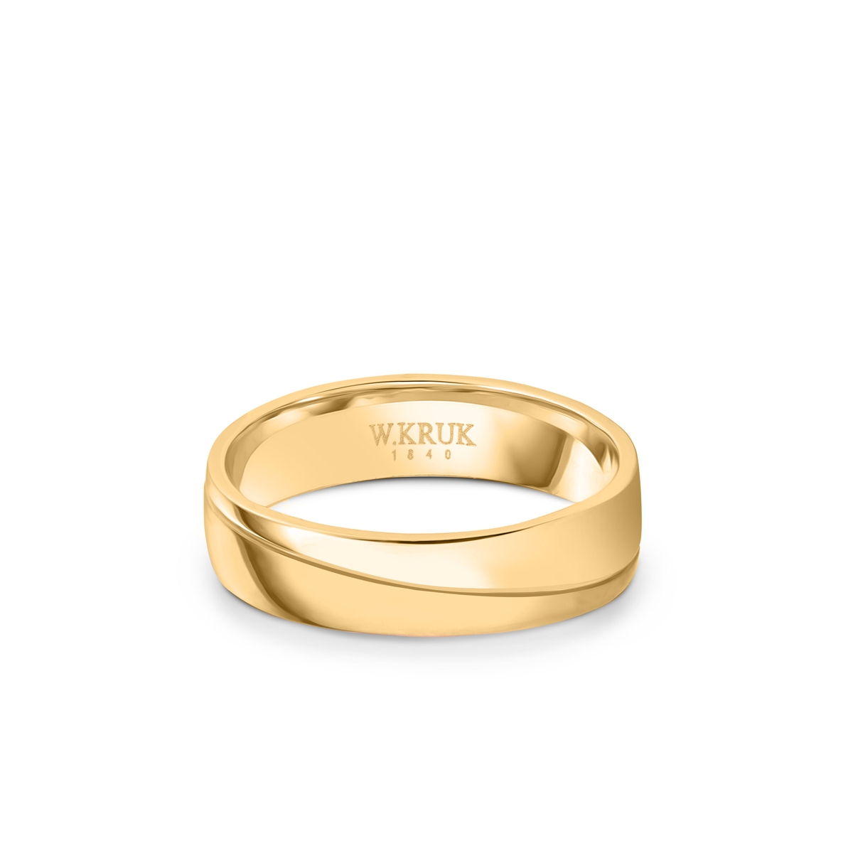 W.KRUK Obrączka złota GRAZIA