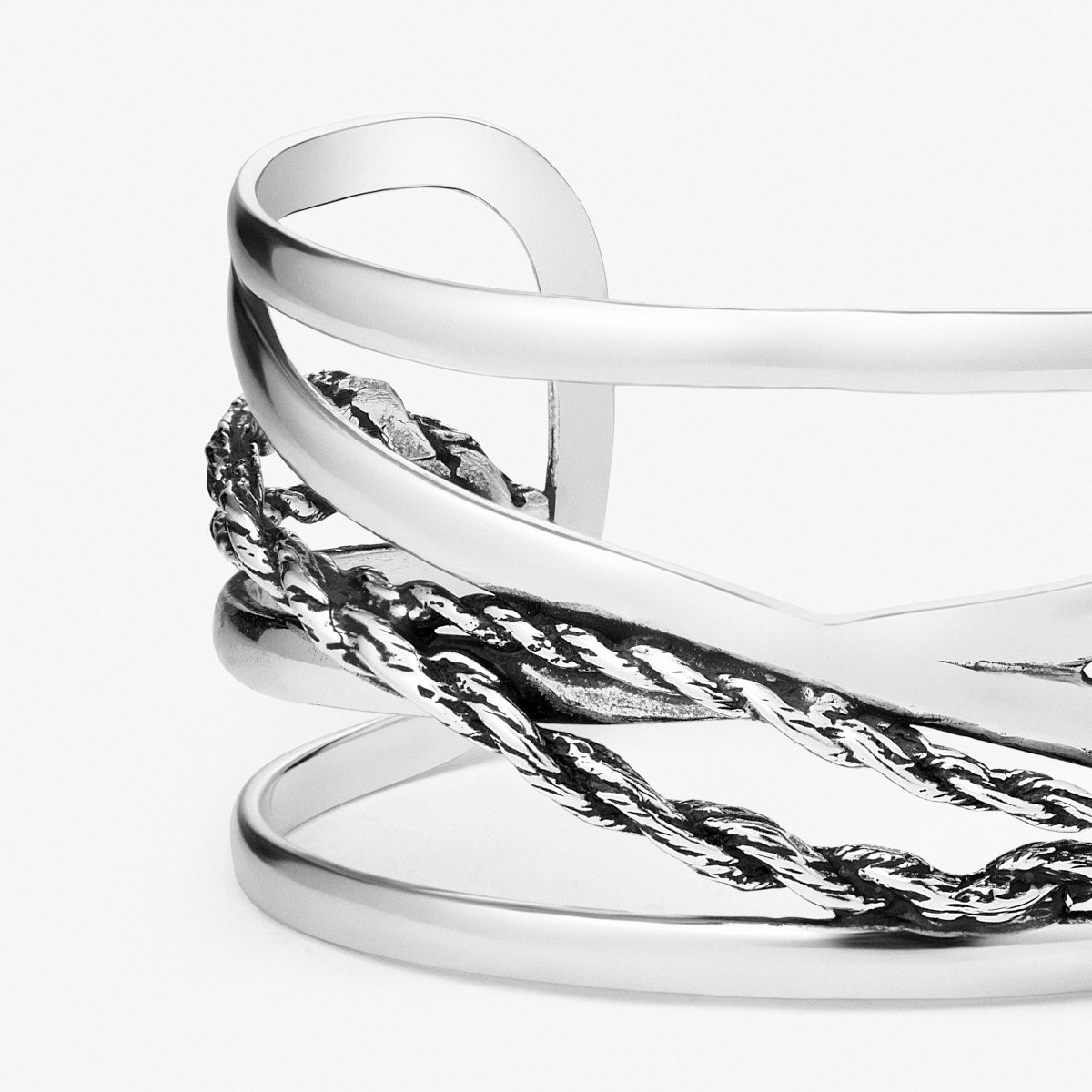 W.KRUK Bransoleta srebrna Freedom Forever